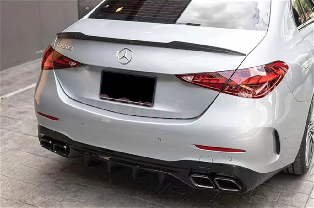 Difusor trasero Mercedes-Benz Clase C W206 C200-C280 a C63 AMG - imagen 4