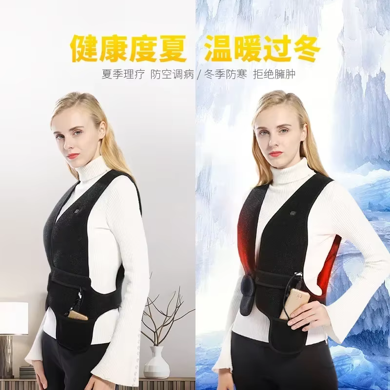 Chaleco calefactable USB unisex para ciclismo en invierno - imagen 4