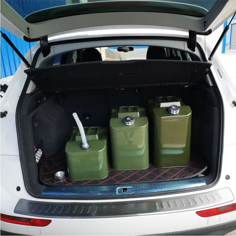 Bidón jerrycan de acero inoxidable con soporte y caño de aluminio - imagen 3
