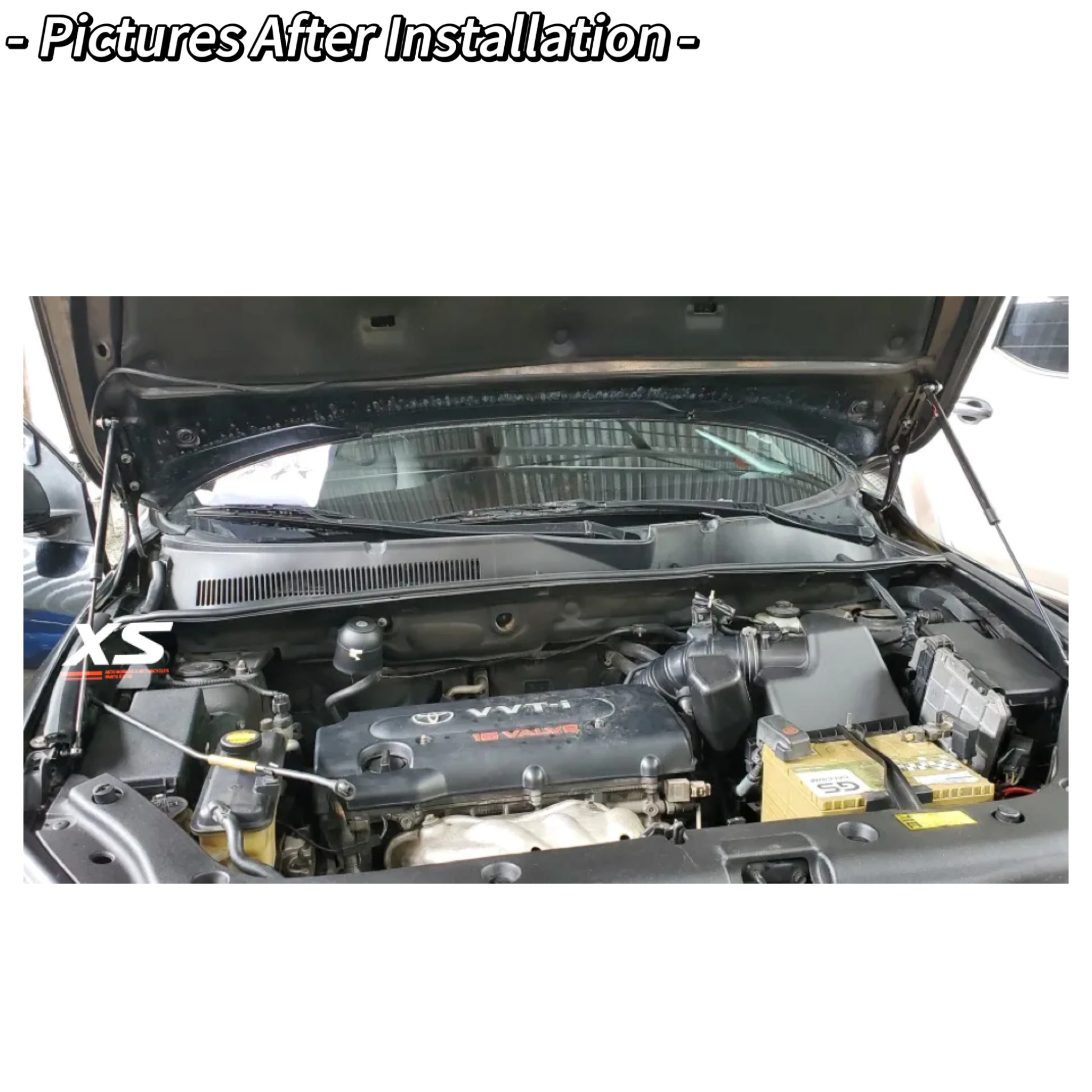Puntal de capó Toyota RAV4 XA30 2005-2012 – amortiguador delantero - imagen 4