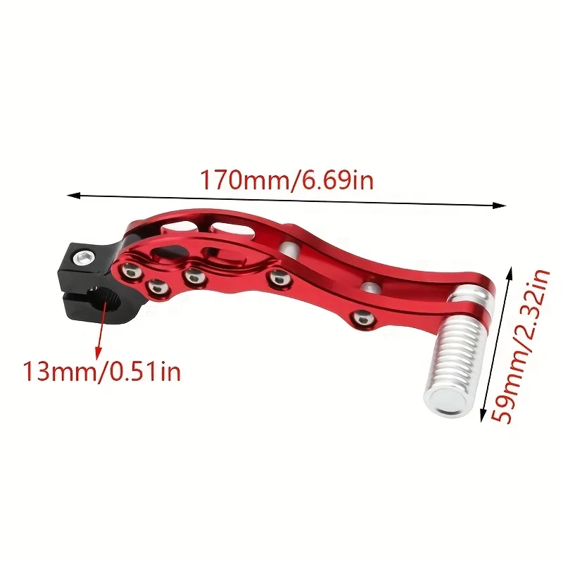 Palanca de arranque CNC reforzada para moto y scooter - imagen 2