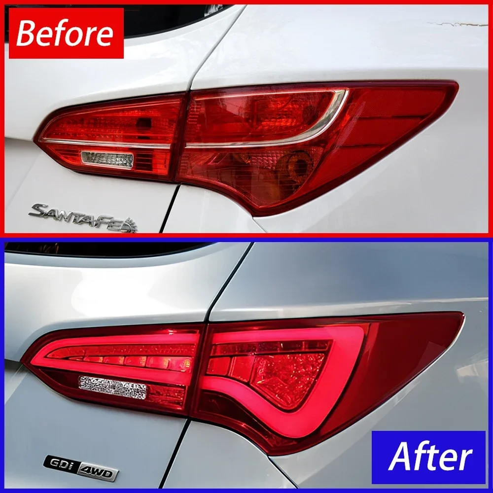 Luces traseras LED Hyundai Santa Fe ix45 2013-2016 con intermitentes - imagen 3