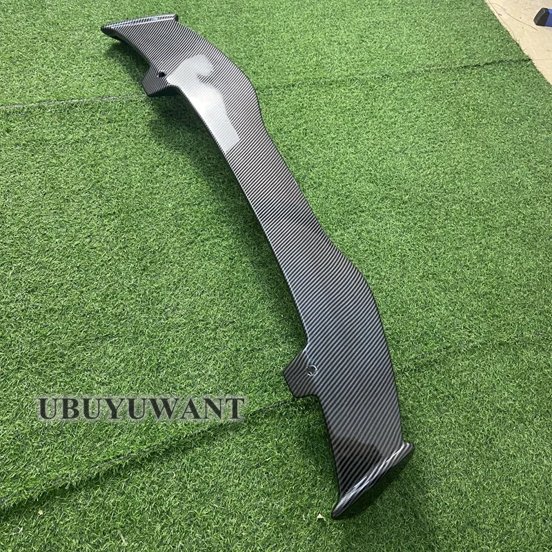 Alerón Hatchback, alerón Universal de plástico ABS con apariencia de fibra de carbono, Kit de carrocería de coche, accesorios para Chevrolet Spark - imagen 4