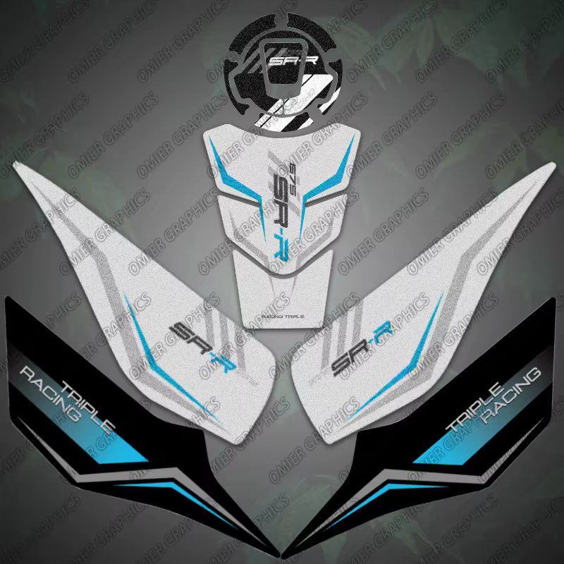 Protector depósito 3M pegatina esmerilada – CFMOTO 675SR-R - imagen 3