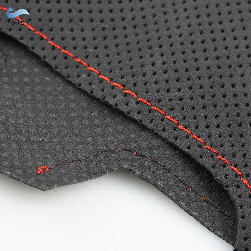 Cubrevolante cuero ante D Shape para Audi Q3 Q5 Q7 Q8 SQ5 SQ7 - imagen 3