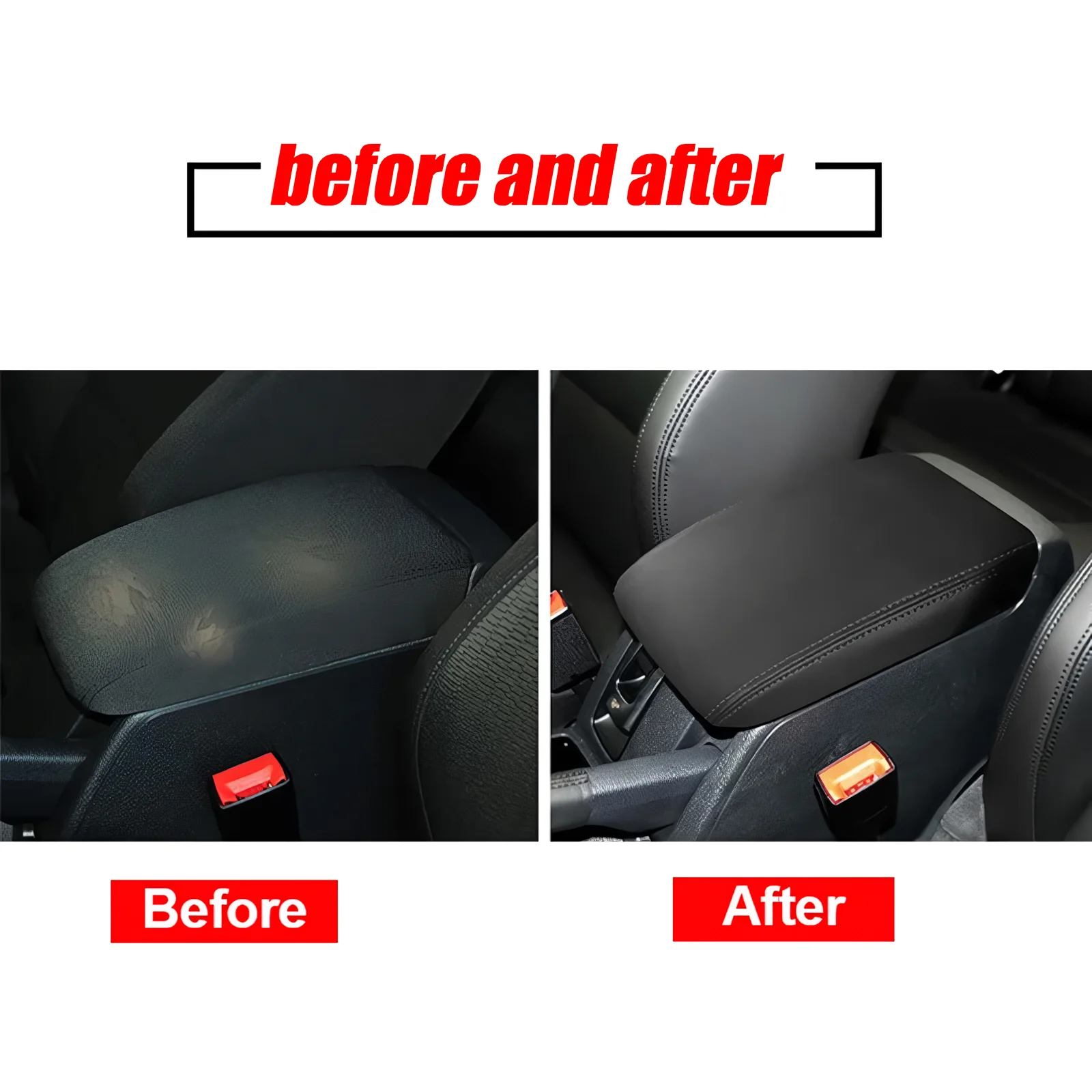 Reposabrazos central de cuero PU para VW Golf 6 MK6 (2009-2012) - imagen 5