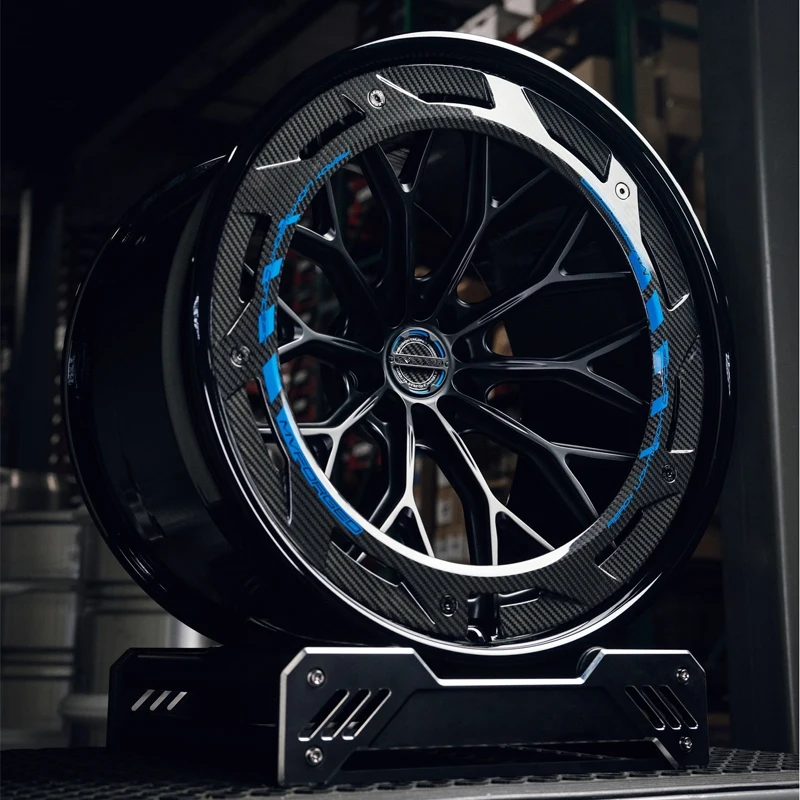 Rueda de coche de aleación forjada personalizada de alto rendimiento 17/18/19/20/21/22 pulgadas duradera 50mm/25mm ET para BMW Mercedes Land Rover - imagen 2