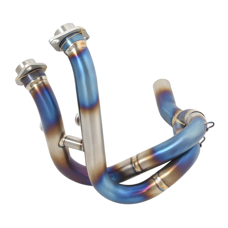 Tubo de enlace de escape de titanio para CFMOTO NK400/NK650 - imagen 4