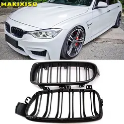 Rejilla radiador BMW Serie 3 F30 F31 F35 2013-2019 – Parrilla negra mate