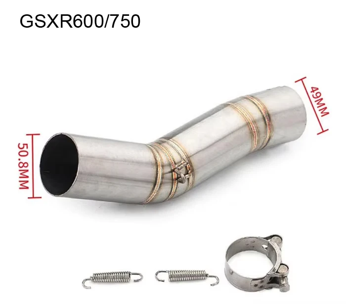 Tubo intermedio Suzuki GSXR 600 750 K6-K15 51mm - imagen 5