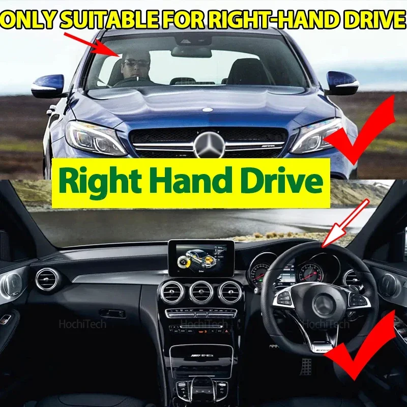 Tapa carcasa espejo Mercedes AMG RHD W205/W213/W222 negra - imagen 3
