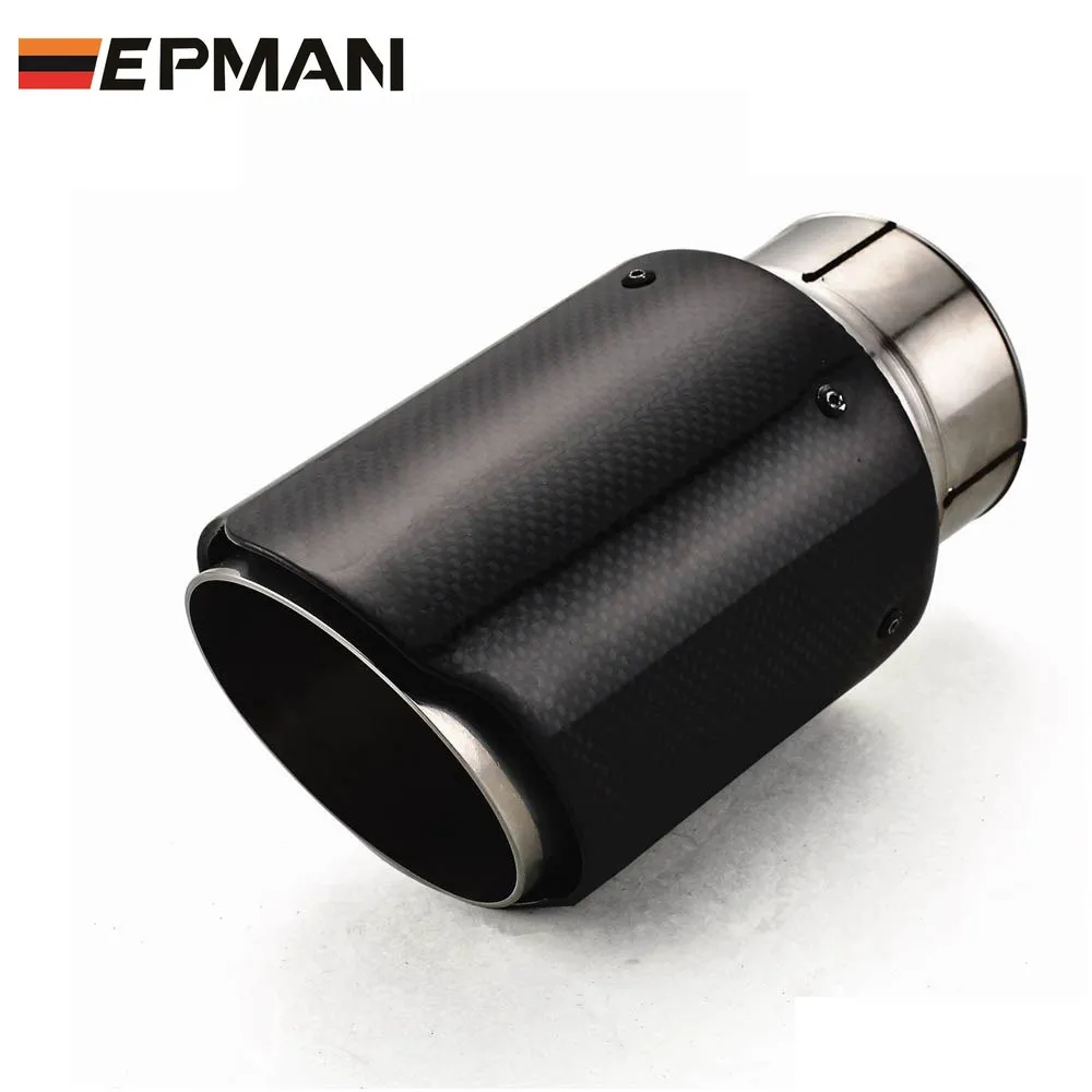 Terminal de escape de fibra de carbono universal 63 mm a 102 mm - imagen 3