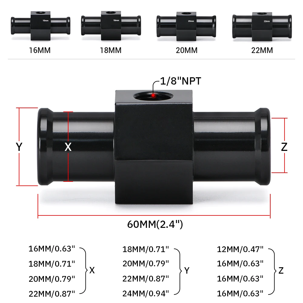 Adaptador de manguito de radiador con sensor de temperatura - imagen 3