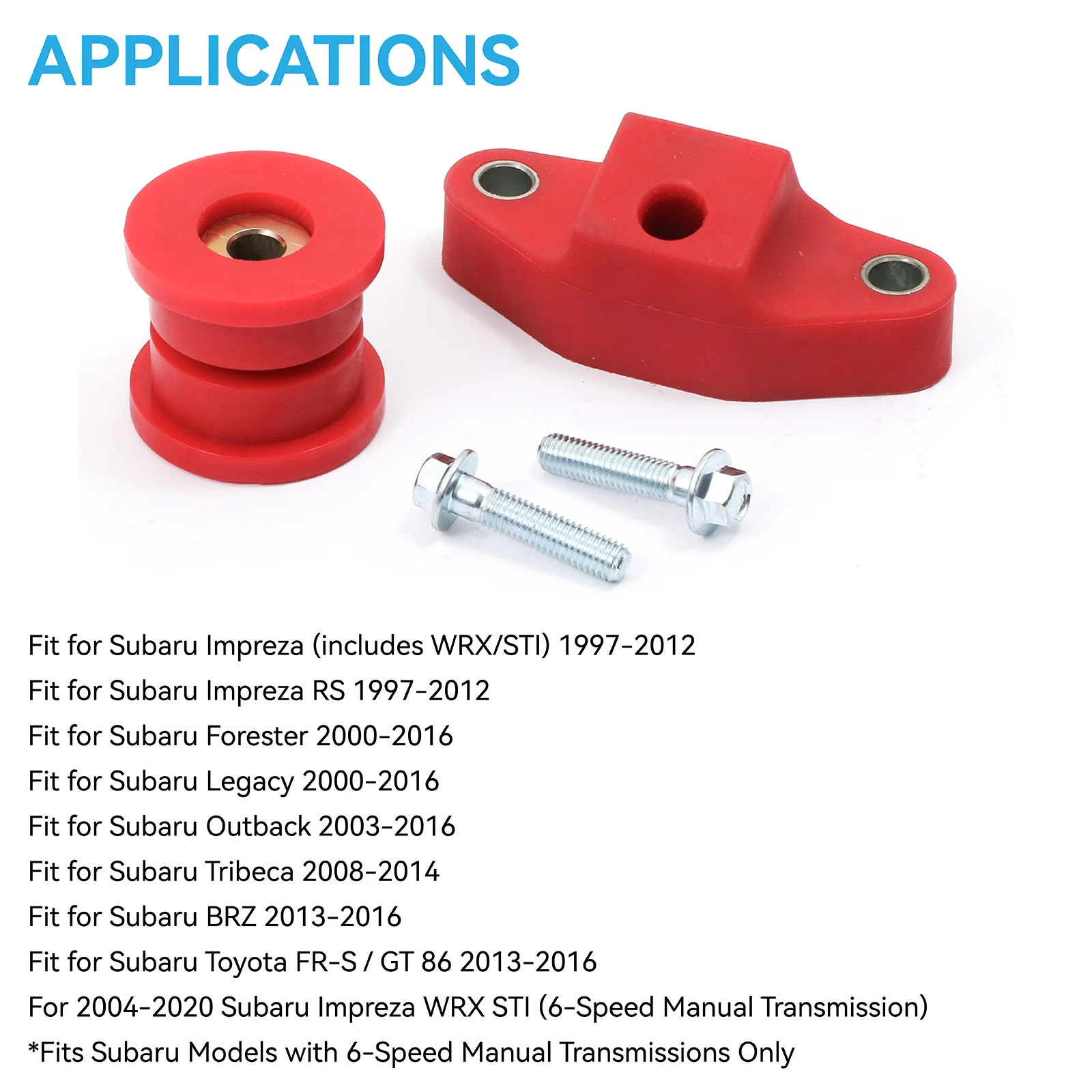 Subaru kit bujes palanca de cambios delantero y trasero - 6 velocidades - imagen 3