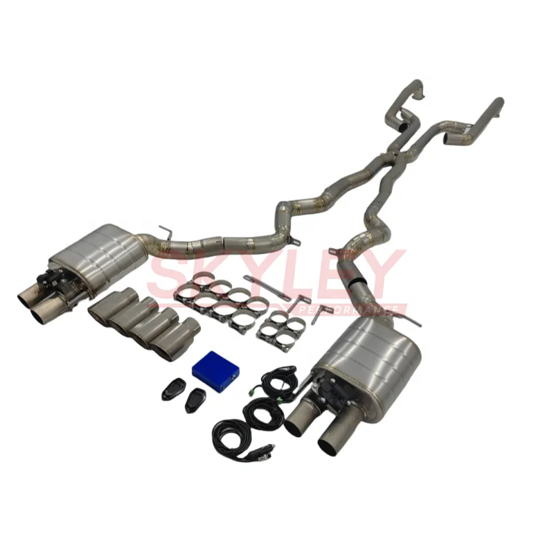 Sistema de escape catback en titanio para BMW M5 F10 4.4 TwinTurbo - imagen 3