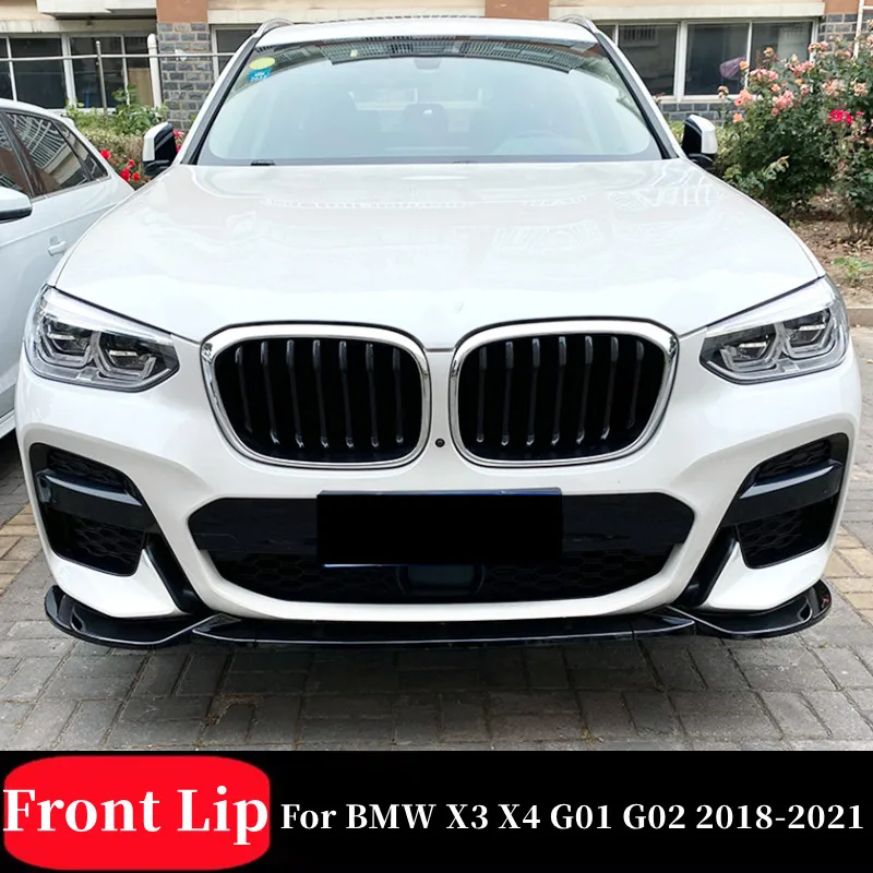 Splitter delantero BMW X3 G01 X4 G02 – Kit labio parachoques 2018-2021