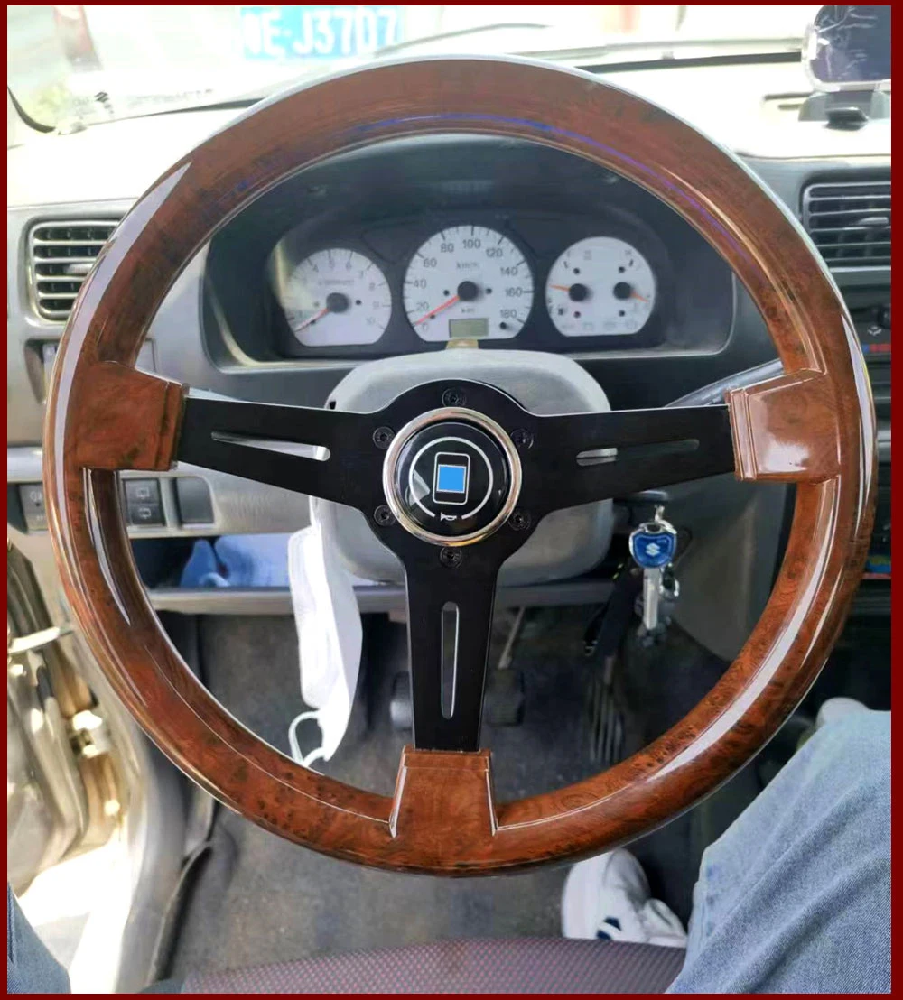 Detalle del volante y sus componentes