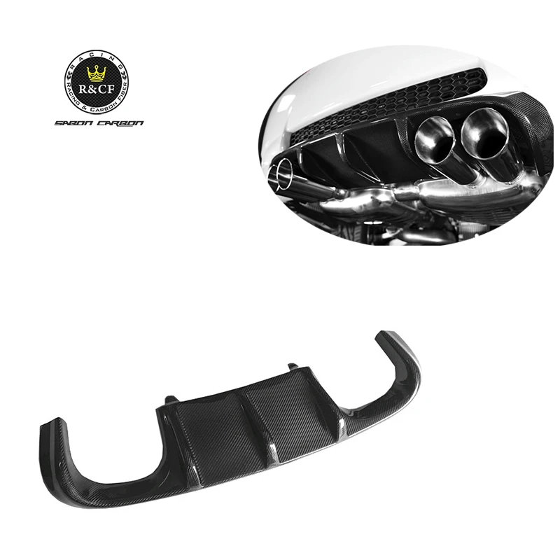 Difusor trasero labio fibra de carbono estilo HM – BMW E92 M3