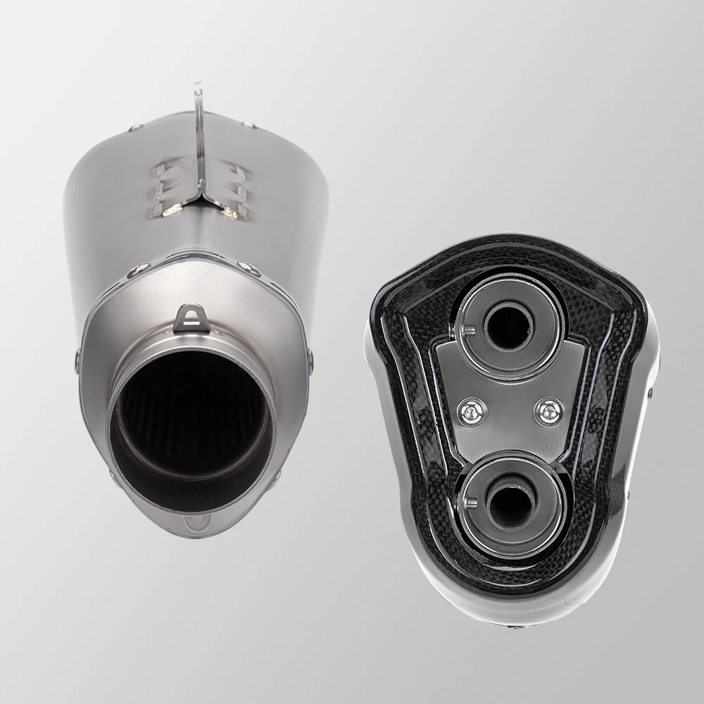 Silencioso de escape racing Pro-1 doble salida para Yamaha R3/R25 - imagen 5