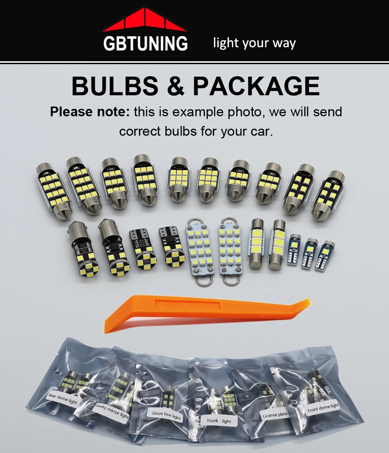 Kit de bombillas LED Canbus para Cadillac CTS