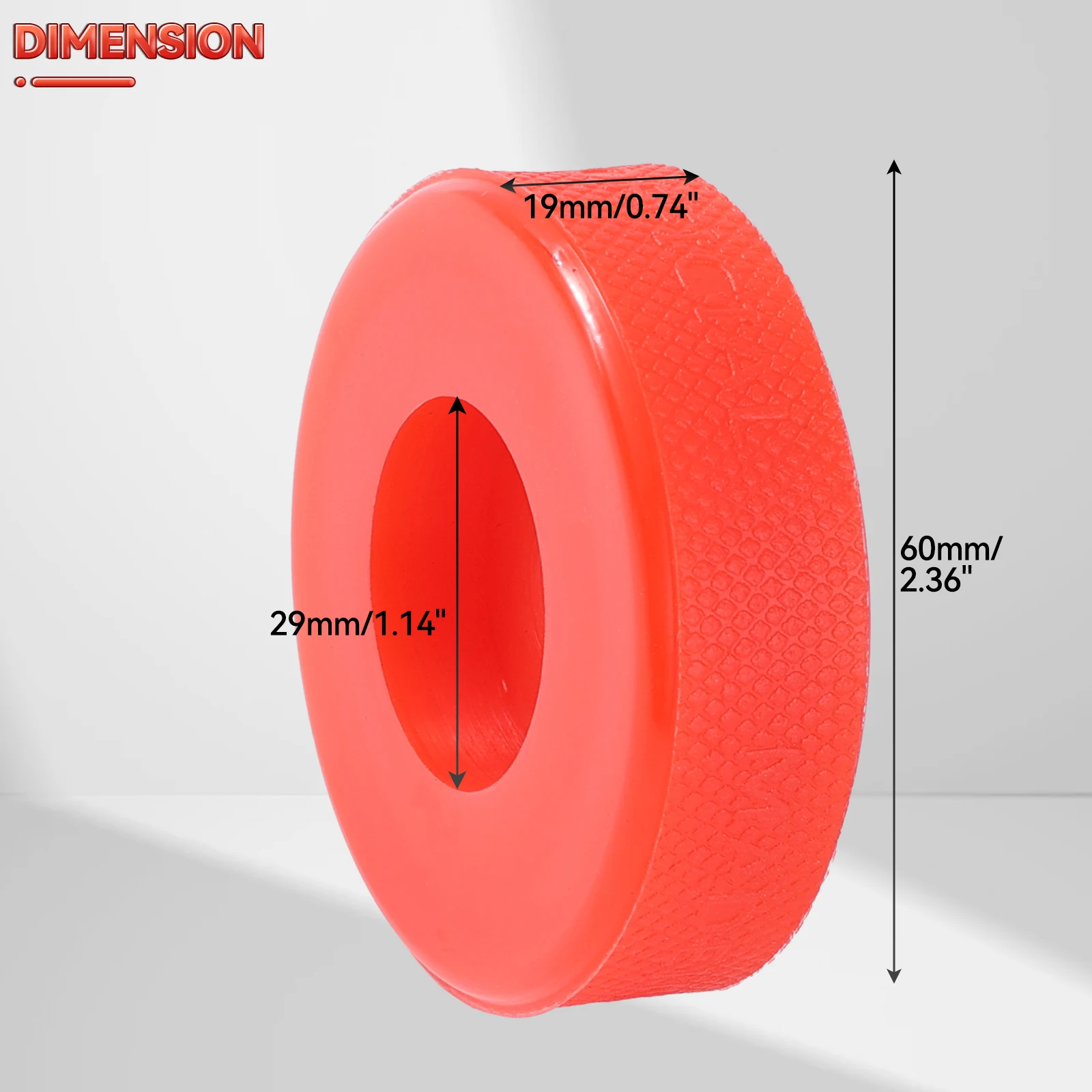 Adaptador antideslizante de goma para gato hidráulico 2-10 t - imagen 4