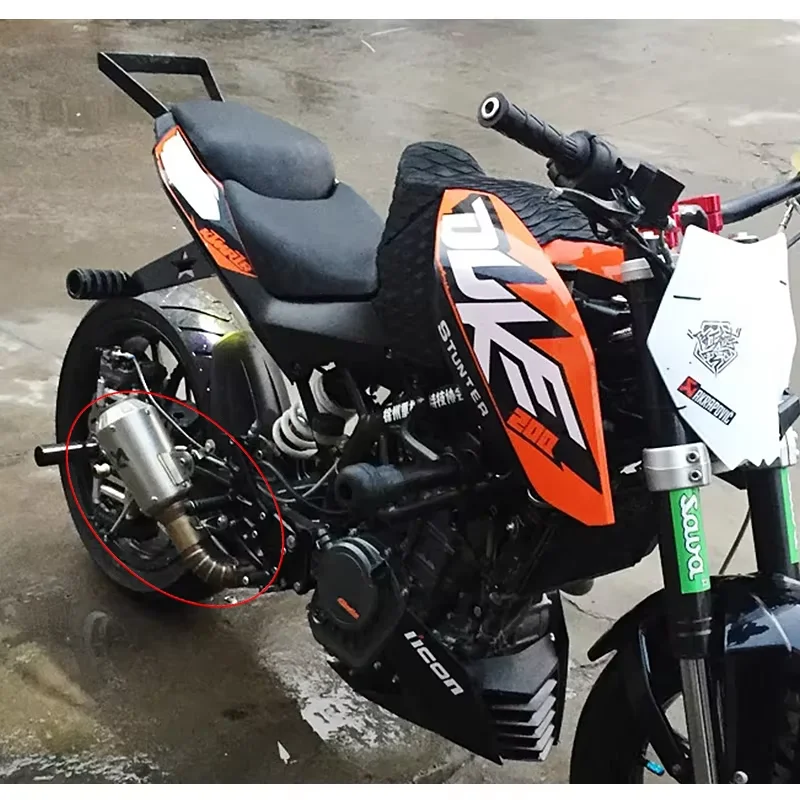 Silenciador escape KTM Duke 200/390 – Inoxidable - imagen 5