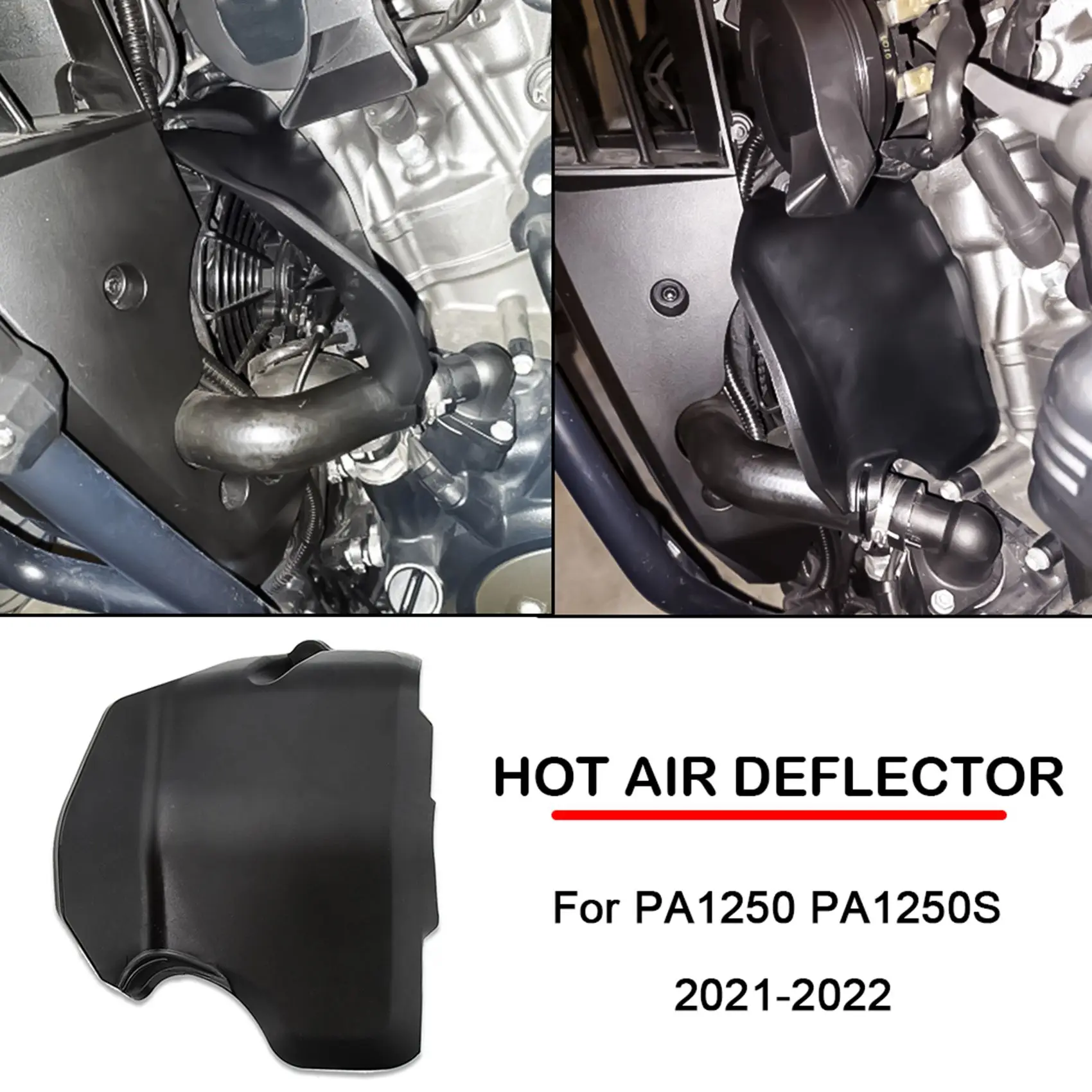 Deflector aire caliente escudo térmico Harley-Davidson Pan America 1250 - imagen 5