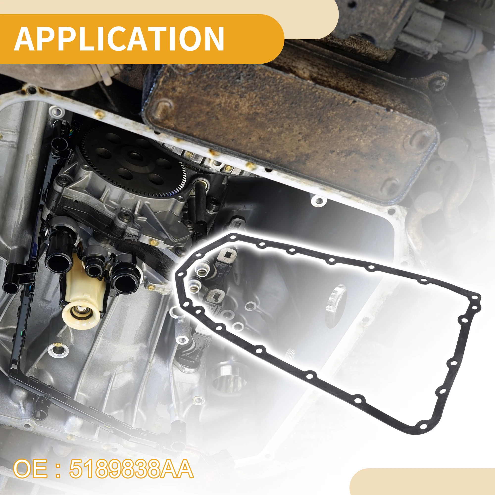 X Autohaux No.5189838AA junta de cárter de aceite de filtro de transmisión de coche para Jeep Compass 2007-2017 para Jeep Patriot 2007-2017 - imagen 3