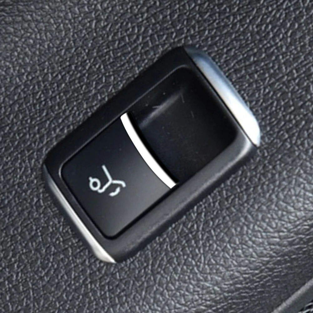 7 Uds. Pegatina cromada para botón de elevación de ventana de puerta de coche, lentejuelas para Mercedes Benz E W212 C W204 GLK X204 ML GL W166 X166, accesorios - imagen 4