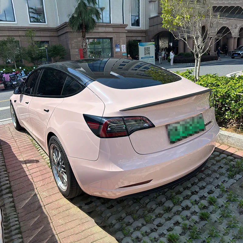 Alerón trasero Tesla Model 3 2017-2023 plástico ABS negro – Kit ajuste - imagen 5