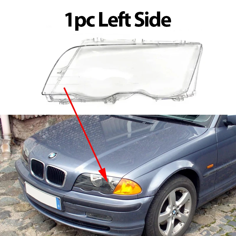 Ajuste de la cubierta de faro en BMW E46