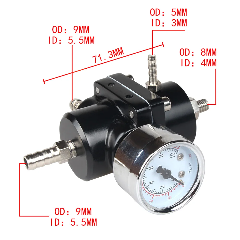 Regulador presión combustible BMW E39 Facelift 2000-2003 FPR 0-140 PSI - imagen 5