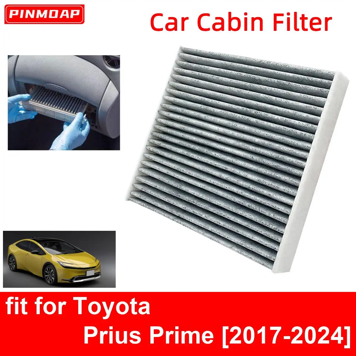 Filtro de habitáculo fibra de carbono para Toyota Prius Prime