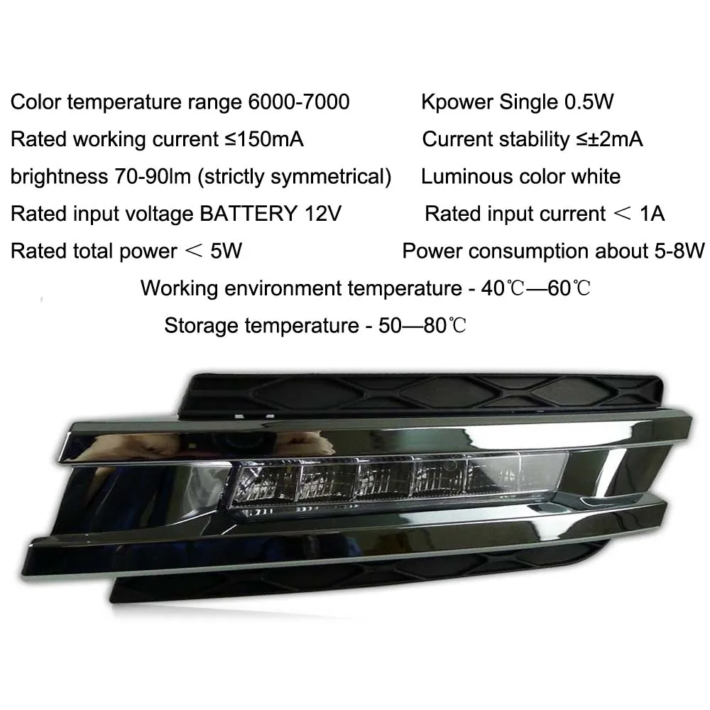Tira LED RGB luces diurnas para Mercedes-Benz GL320 GL350 GL450 GL550 W164 - imagen 5