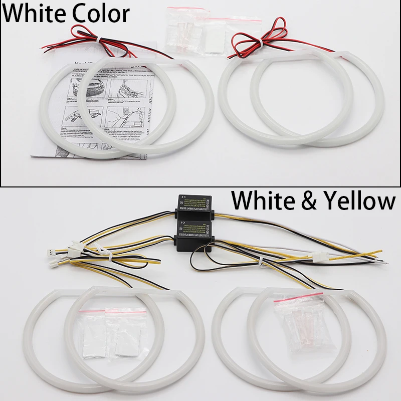 Kit faros LED Angel Eyes Halo para BMW Serie 3 E46 1998-2005 - imagen 4