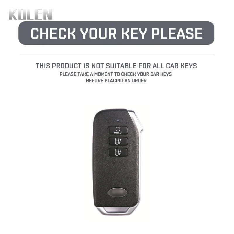 Funda TPU para mando Kia Sorento MQ4 con borde dorado - imagen 2