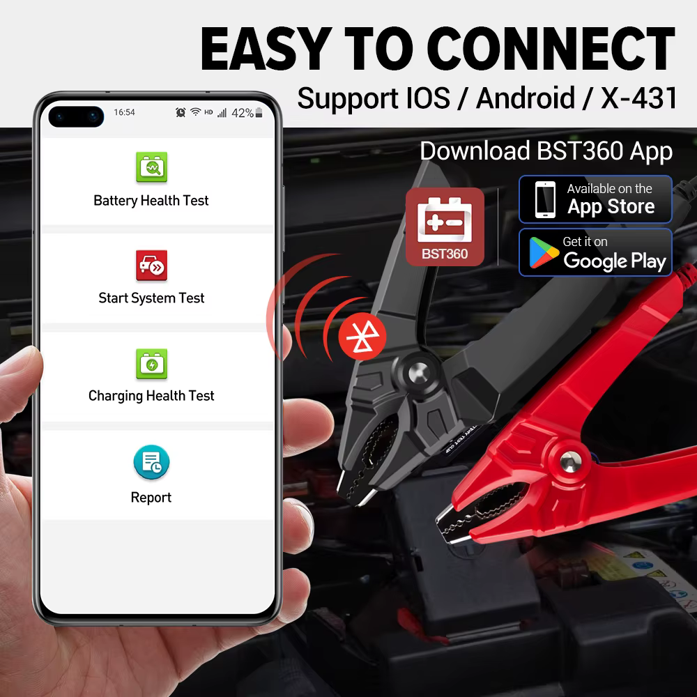 LAUNCH BST-360 Comprobador de baterías Bluetooth - imagen 4