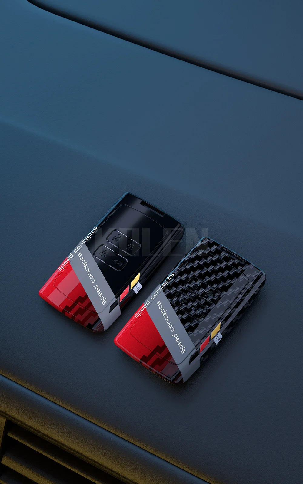 Funda de ABS vista en detalle