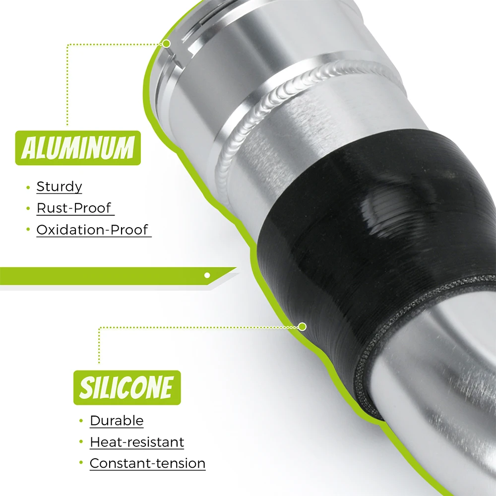 Kit de actualización de tubo Intercooler lateral frío para Ford Powerstroke 11-16 6.7L F-250 F-350 F-450 BC3Z6F073A BC3Z6F073B - imagen 4