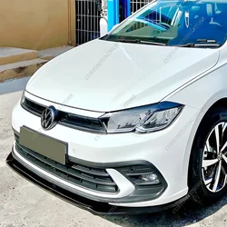 Separador alerón divisor frontal estilo R negro – VW Polo 8 AW 1.0 TSI/TGI 2021-2024