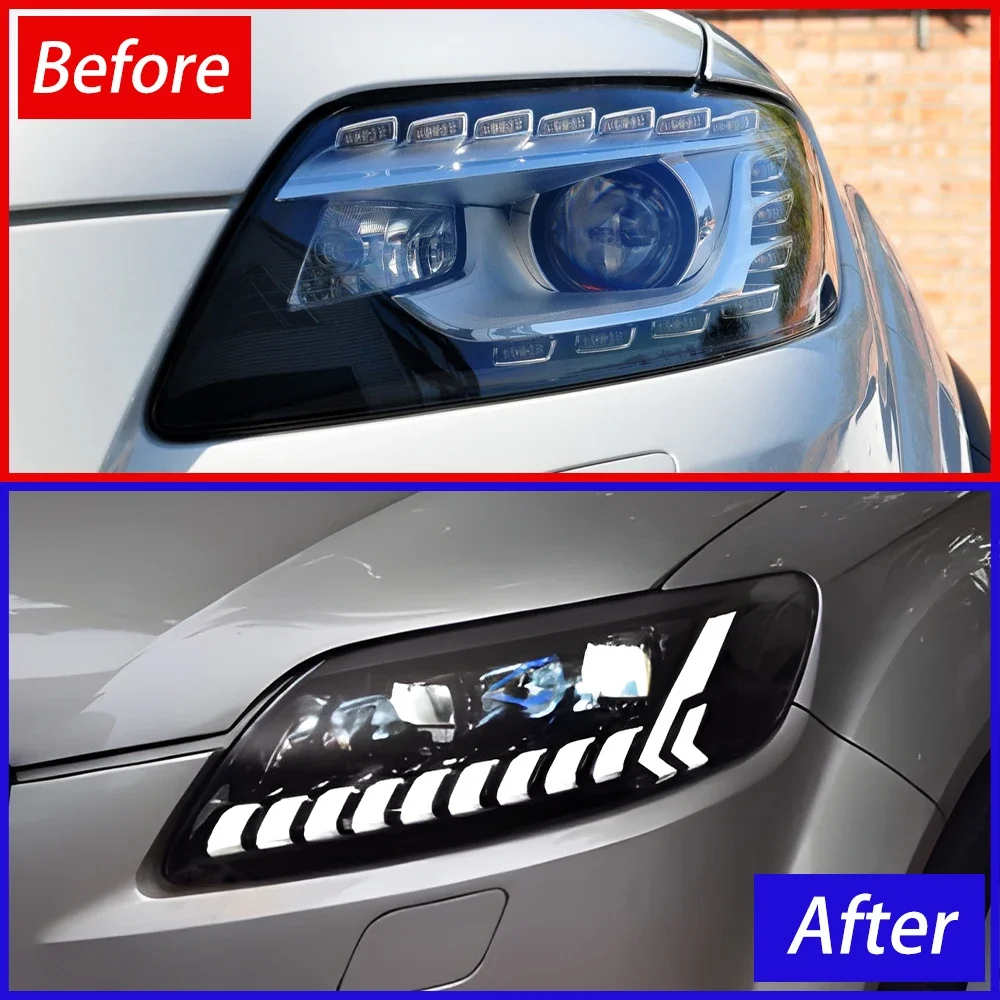 Faros LED para Audi Q7 – Plug and Play tres lentes proyector
