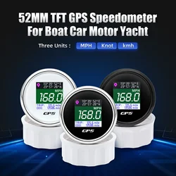 Velocímetro GPS digital 52mm pantalla TFT – para coche y barco