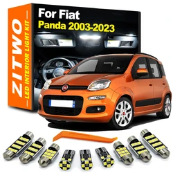 ZITWO-bombilla LED para Interior de coche, Kit de accesorios para Fiat Panda 2003- 2016 2017 2018 2019 2020 2021 2022 2023, lámpara de techo para maletero