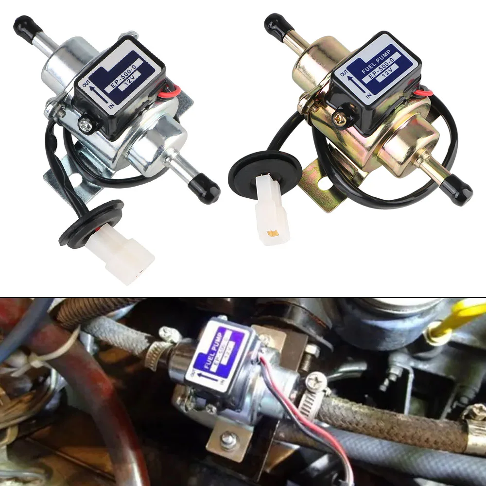 Bomba de combustible eléctrica 12V para gasolina y diésel – coche - imagen 2