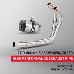 Tubo delantero de escape 51 mm para Kawasaki Vulcan S 650