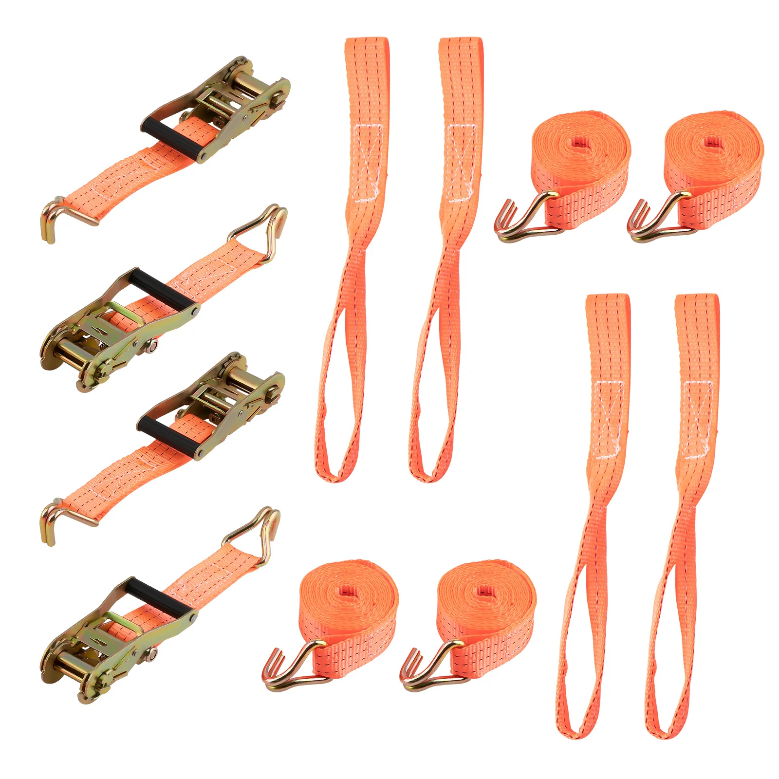 Correas de amarre con trinquete para camión, 2 t – 2,9 m x 38 mm - imagen 3