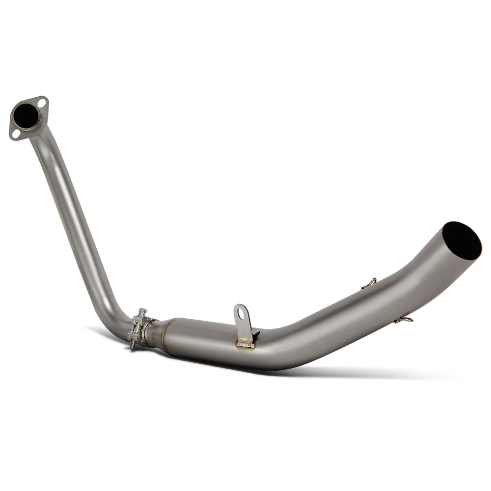 Detalle del tubo de escape frontal para Zontes ZT125