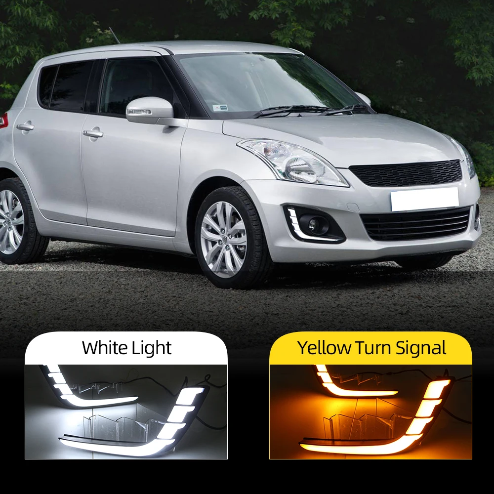 Luces DRL LED diurnas Suzuki Swift 2014-2016 con cubierta antiniebla - imagen 2