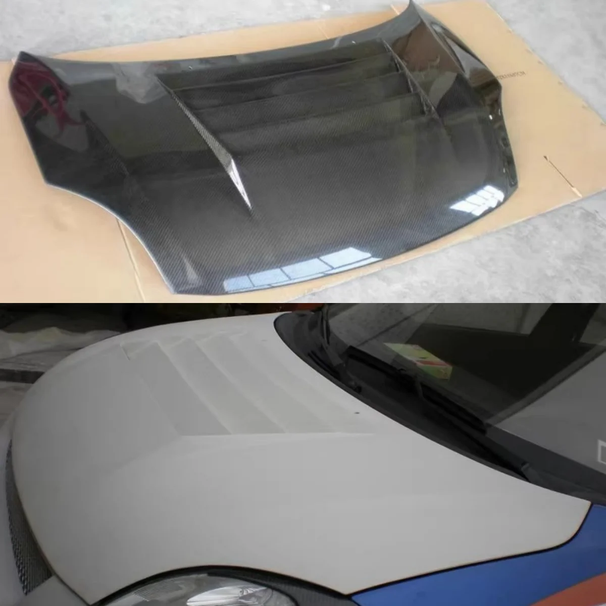 Capó trasero fibra de carbono Suzuki Swift SLR 2005-08