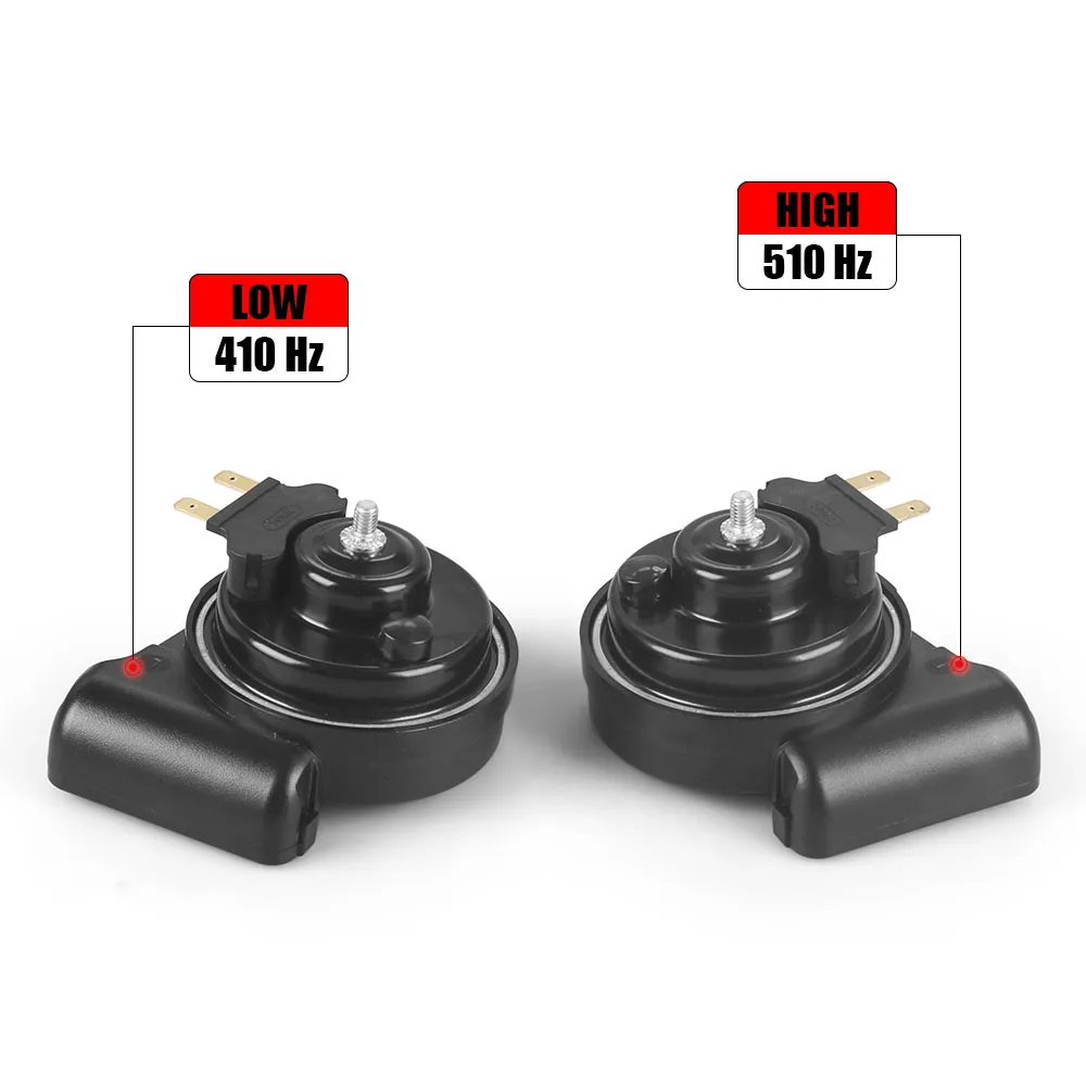 Claxon tipo caracol impermeable de 12 V para moto y scooter con relé - imagen 3